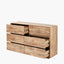 Eversley Oak Effect Veneer 6 Drawer Unit