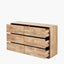 Eversley Oak Effect Veneer 6 Drawer Unit