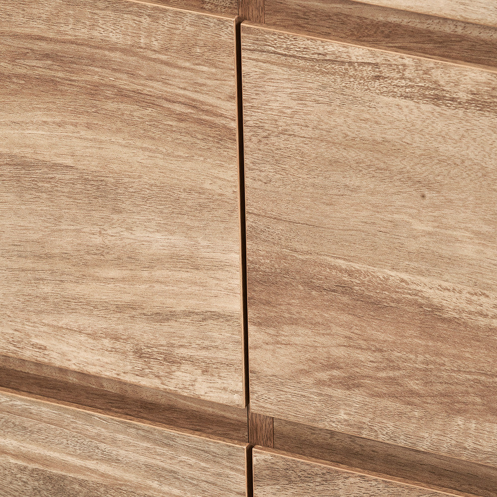 Eversley Oak Effect Veneer 6 Drawer Unit