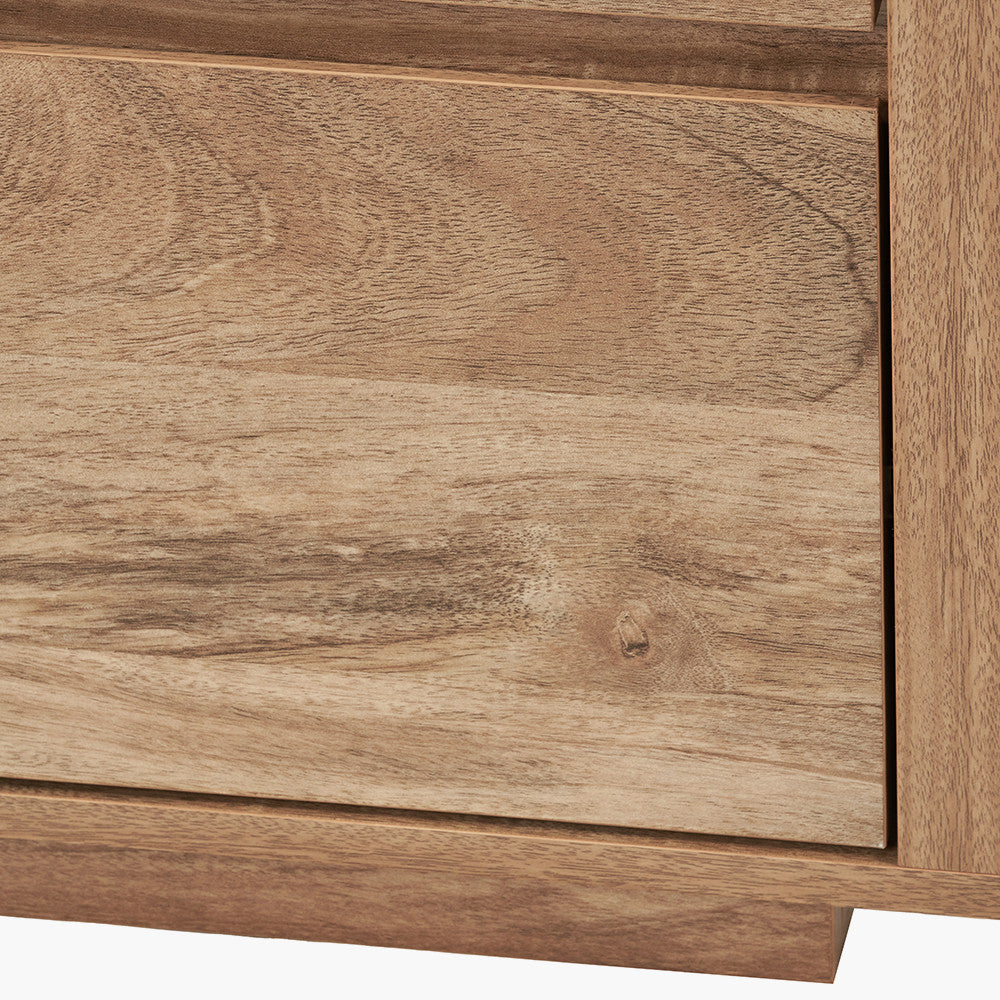 Eversley Oak Effect Veneer 6 Drawer Unit