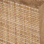 Henrik Natural Rattan 3 Drawer Tall Unit