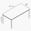 Gio White Sand Acacia Wood Dining Table