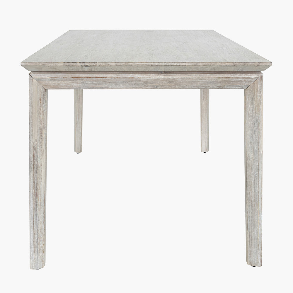 Gio White Sand Acacia Wood Dining Table
