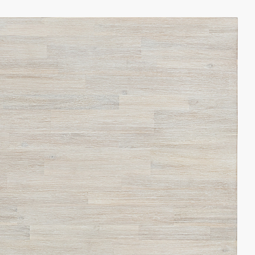 Gio White Sand Acacia Wood Dining Table