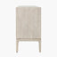 Gio White Sand Acacia Wood 4 Door Sideboard
