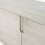 Gio White Sand Acacia Wood 4 Door Sideboard