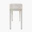 Gio White Sand Acacia Wood 1 Drawer Console Table
