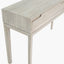 Gio White Sand Acacia Wood 1 Drawer Console Table