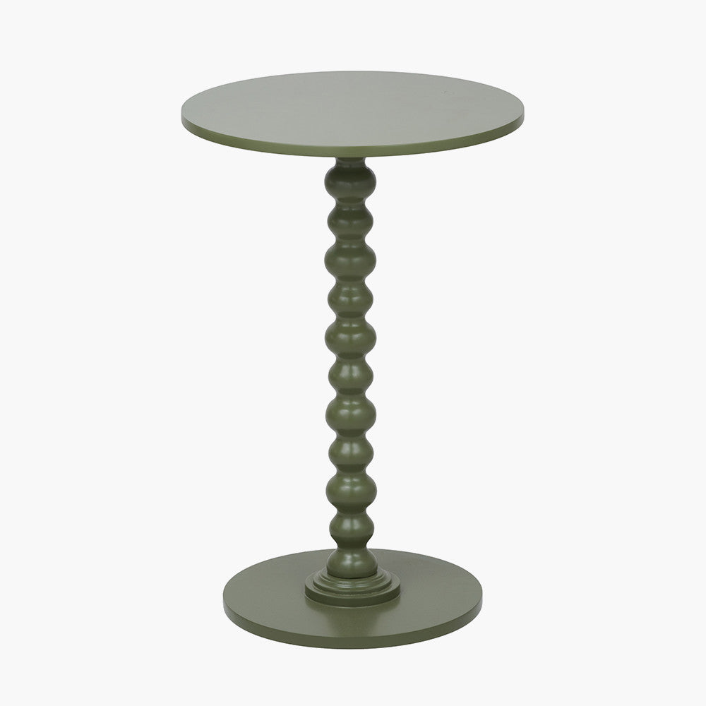 Margot Olive Wood Bobble Side Table