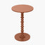 Margot Terracotta Wood Bobble Side Table
