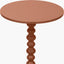 Margot Terracotta Wood Bobble Side Table
