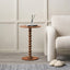 Margot Terracotta Wood Bobble Side Table