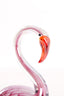 Ornament 12x7x17 cm SWAN glass pink