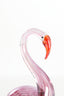 Ornament 13x8x20 cm SWAN glass pink
