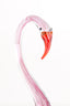 Ornament 17x9,5x29 cm SWAN glass pink