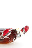 Ornament 20x5x6 cm CRAB glass brown
