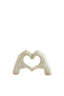 Ornament 19x8x11,5 cm HANDS taupe grey