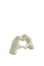 Ornament 19x8x11,5 cm HANDS taupe grey
