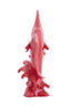 Ornament 33x16,5x43,5 cm SWORDFISH ceramics red