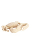 Ornament 29x29x6,5 cm CRAB ceramics cream