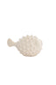 Ornament 20x11,5x11,5 cm FISH ceramics cream