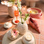 Ornament 30x15x11,5 cm SHELL ceramics coral
