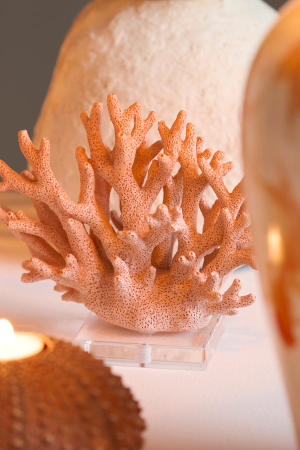 Ornament 19,5x8,5x15,5 cm CORAL light pink