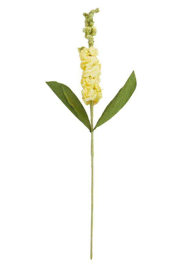 Artificial flower 26x7x73 cm HALIA paper green+yellow