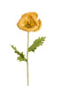Artificial flower 15x15x57 cm CATO paper green+ocher yellow