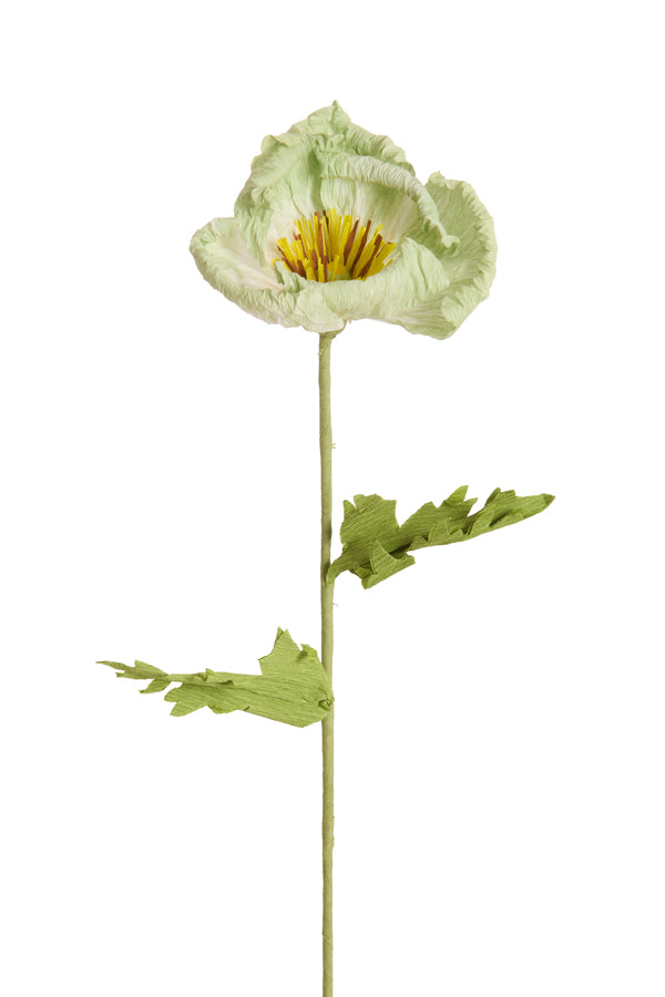 Artificial flower 15x15x57 cm CATO paper green+light green