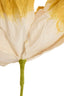 Artificial flower 32x32x120 cm LOEK paper green+yellow