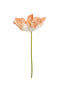 Artificial flower 32x32x120 cm LOEK paper green+peach
