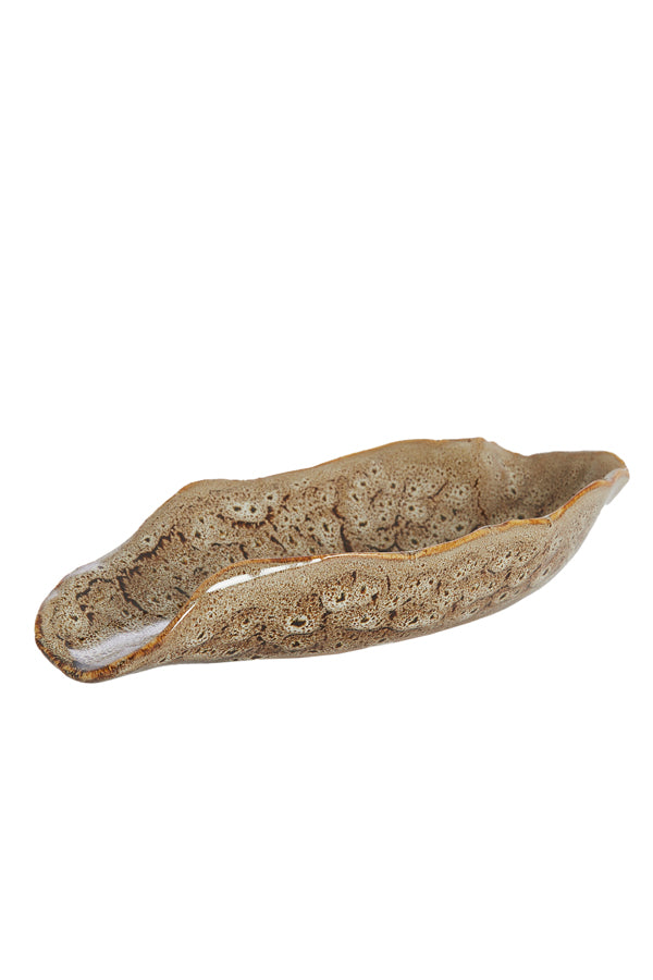 Ornament 22,5x10,5x5 cm NYMIA ceramics brown