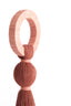Ornament 11x47 cm YAVIZA terra+raffia light pink