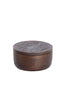 Deco box 14x7 cm METETI wood matt dark brown