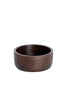 Deco box 14x7 cm METETI wood matt dark brown