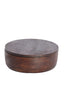 Deco box 19x7 cm METETI wood matt dark brown