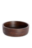 Deco box 19x7 cm METETI wood matt dark brown