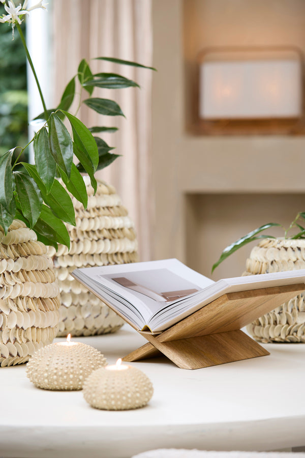 Bookstand 36x25x15,5 cm TONOSI wood natural