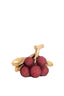 Ornament 16,5x11x11,5 cm JAGODY burgundy+antique bronze
