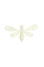 Ornament 24x14,5x5,5 cm CICADA cream