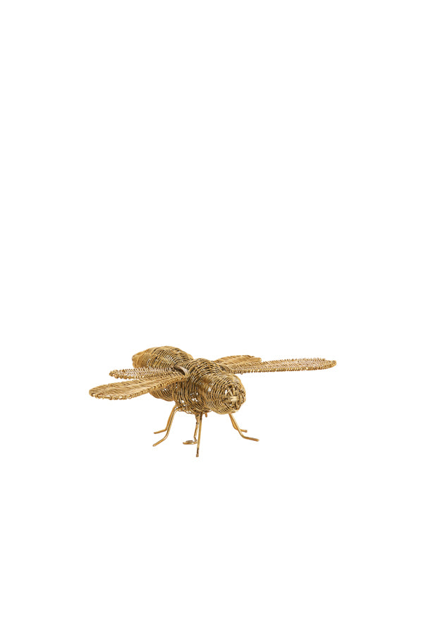 Ornament 24x14,5x5,5 cm CICADA gold