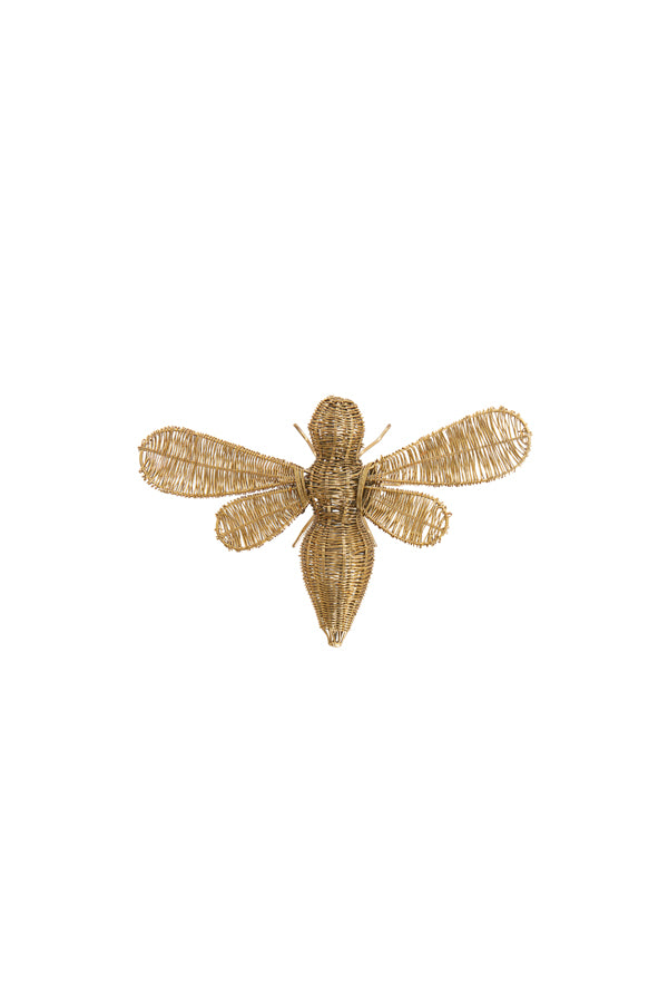 Ornament 24x14,5x5,5 cm CICADA gold