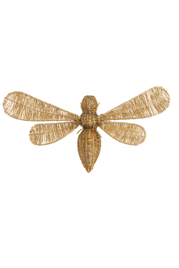 Ornament 37,5x18x6,5 cm CICADA gold