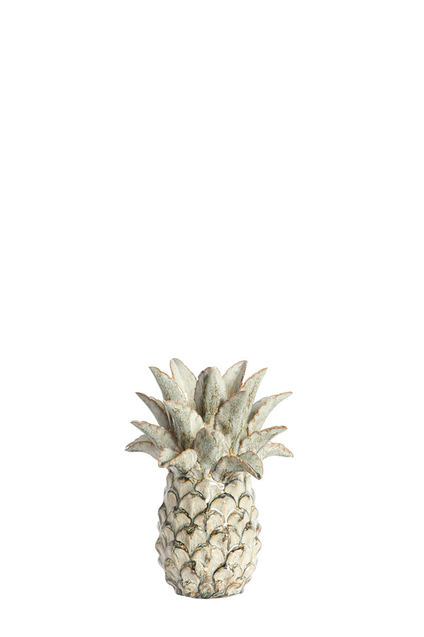 Ornament 15,5x21,5 cm NANASI ceramics olive green
