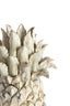 Ornament 18x30,5 cm NANASI ceramic olive green