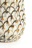 Ornament 22,5x39,5 cm NANASI ceramics olive green