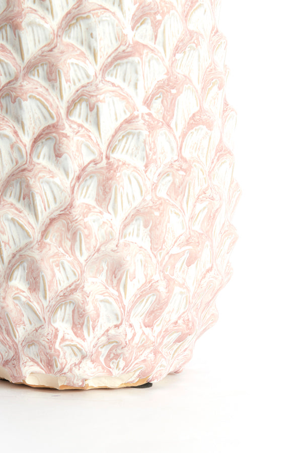 Ornament 22,5x39,5 cm NANASI ceramics light pink