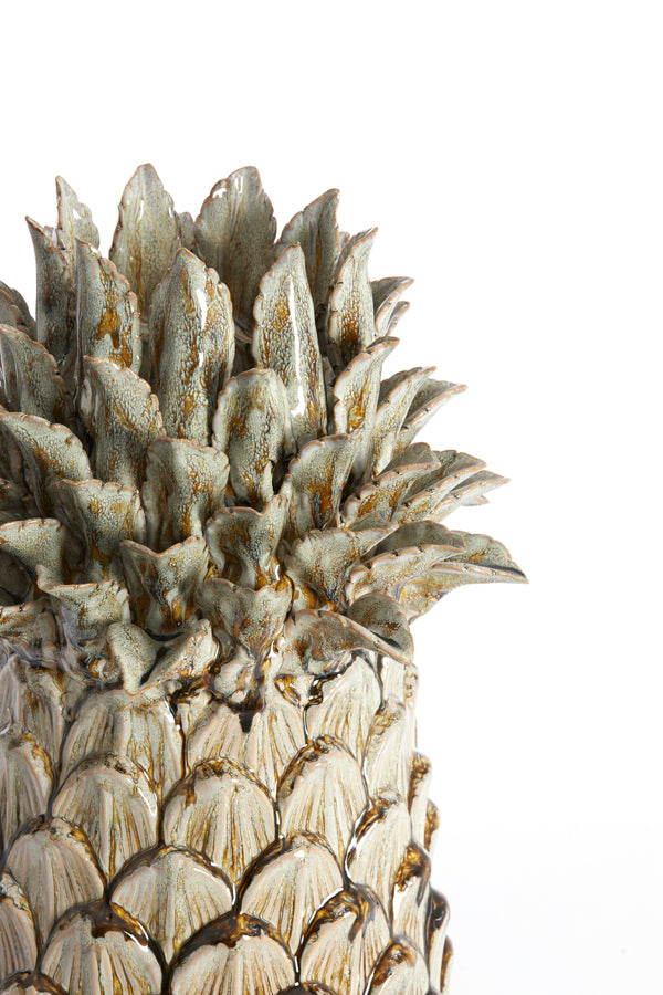 Ornament 29x55,5 cm NANASI ceramics olive green