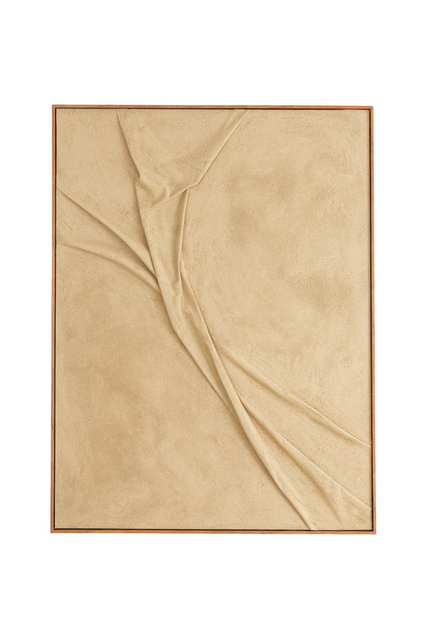 Wall ornament 90x2,5x120 cm ELINOR sand